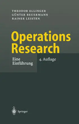 Ellinger / Beuermann / Leisten |  Operations Research | eBook | Sack Fachmedien