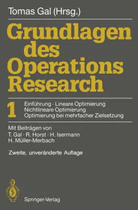 Gal |  Grundlagen des Operations Research | eBook | Sack Fachmedien