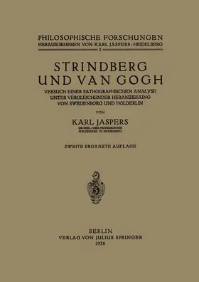 Jaspers |  Strindberg und Van Gogh | Buch |  Sack Fachmedien