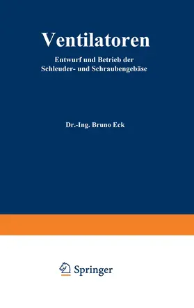 Eck |  Ventilatoren | Buch |  Sack Fachmedien