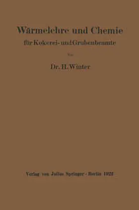 Winter |  Wärmelehre und Chemie | eBook | Sack Fachmedien