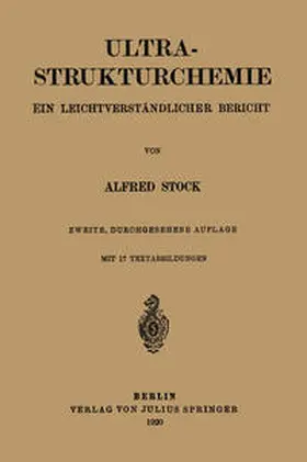 Stock |  Ultra-Strukturchemie | eBook | Sack Fachmedien