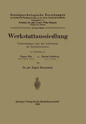 Rosenstock / May / Grünberg |  Werkstattaussiedlung | eBook | Sack Fachmedien
