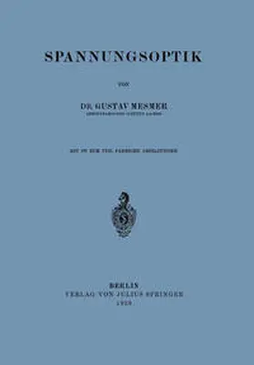 Mesmer | Spannungsoptik | E-Book | sack.de