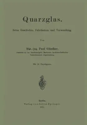 Günther | Quarzglas | E-Book | sack.de
