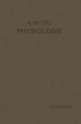 Frey | Vorlesungen über Physiologie | E-Book | www2.sack.de