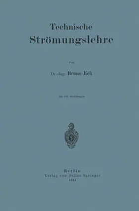 Eck |  Technische Strömungslehre | eBook | Sack Fachmedien