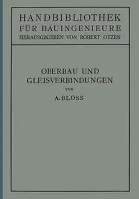 Bloß / Otzen | Oberbau und Gleisverbindungen | E-Book | sack.de