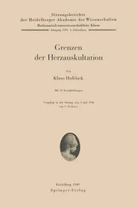 Holldack |  Grenzen der Herzauskultation | eBook | Sack Fachmedien