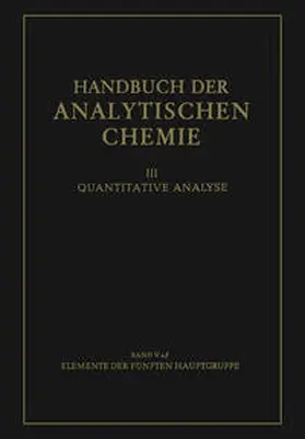  Elemente der Fünften Hauptgruppe | eBook | Sack Fachmedien