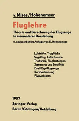 Mises / Hohenemser |  Fluglehre | eBook | Sack Fachmedien