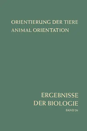 Autrum / Kühn / Bünning |  Orientierung der Tiere / Animal Orientation | Buch |  Sack Fachmedien