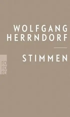 Herrndorf | Stimmen | E-Book | www2.sack.de