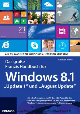 Immler |  Das große Franzis Handbuch für Windows 8.1 | eBook | Sack Fachmedien