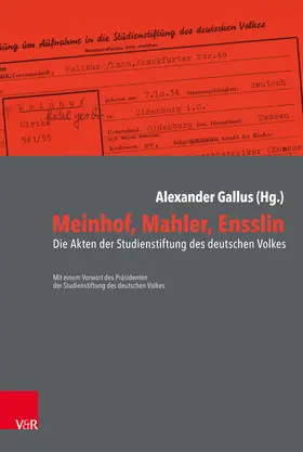 Gallus |  Meinhof, Mahler, Ensslin | eBook | Sack Fachmedien