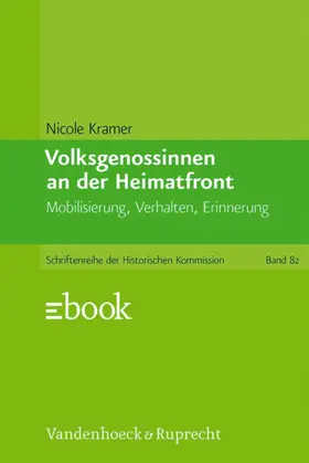 Kramer |  Volksgenossinnen an der Heimatfront | eBook | Sack Fachmedien