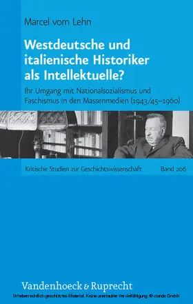 vom Lehn |  Westdeutsche und italienische Historiker als Intellektuelle? | eBook | Sack Fachmedien