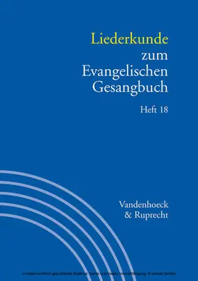 Herbst / Seibt / Alpermann |  Liederkunde zum Evangelischen Gesangbuch. Heft 18 | eBook | Sack Fachmedien