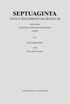 Gentry |  Septuaginta. Band 11,2 | eBook | Sack Fachmedien