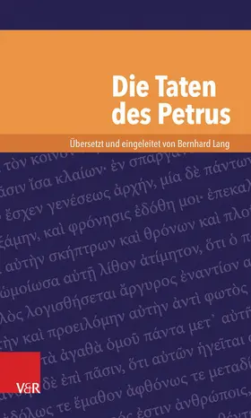 Lang |  Die Taten des Petrus | eBook | Sack Fachmedien