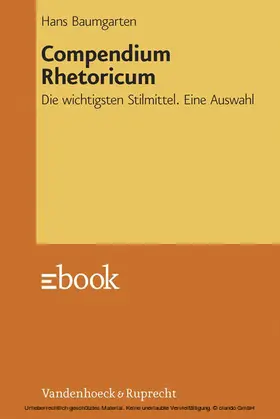 Baumgarten |  Compendium Rhetoricum | eBook | Sack Fachmedien