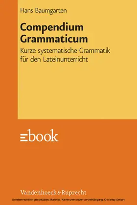 Baumgarten |  Compendium Grammaticum | eBook | Sack Fachmedien