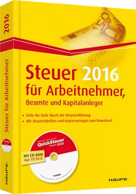 Dittmann / Haderer / Happe |  Steuer 2016 für Arbeitnehmer,  Beamte und Kapitalanleger | Buch |  Sack Fachmedien