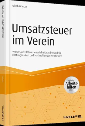Goetze |  Umsatzsteuer im Verein - inkl. Arbeitshilfen online | Buch |  Sack Fachmedien