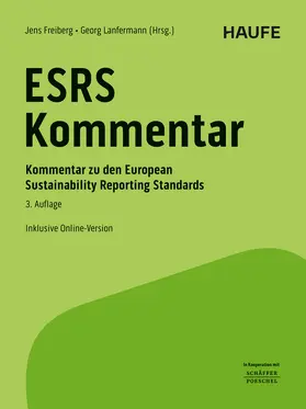 Freiberg / Lanfermann | Haufe ESRS-Kommentar bereits in 3. Auflage | Buch | 978-3-648-19013-5 | sack.de