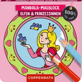  Mandala-Malblock Elfen und Prinzessinnen | Buch |  Sack Fachmedien