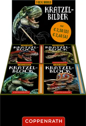  Kratzelbilder (T-Rex World) | Buch |  Sack Fachmedien