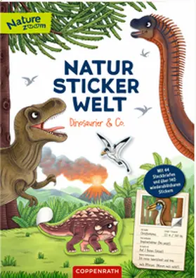  Natur-Stickerwelt - Dinosaurier und Co. | Buch |  Sack Fachmedien