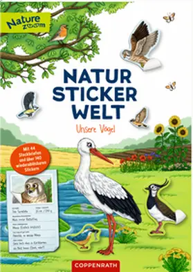  Natur-Stickerwelt - Unsere Vögel | Buch |  Sack Fachmedien