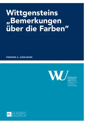 Gierlinger |  Wittgensteins «Bemerkungen über die Farben» | eBook | Sack Fachmedien