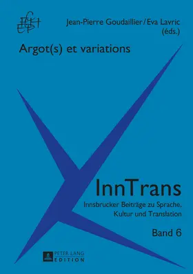 Lavric / Goudaillier |  Argot(s) et variations | eBook | Sack Fachmedien