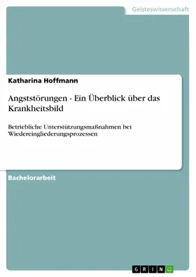 Hoffmann |  Angststörungen - Ein Überblick über das Krankheitsbild | eBook | Sack Fachmedien