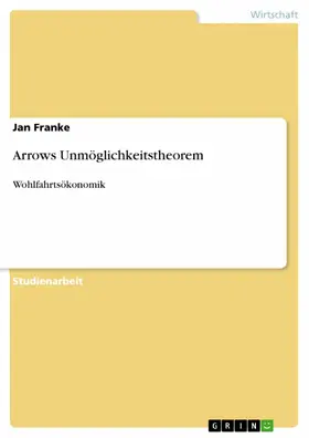 Franke |  Arrows Unmöglichkeitstheorem | eBook | Sack Fachmedien