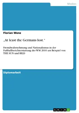 Wenz |  "At least the Germans lost." | eBook | Sack Fachmedien