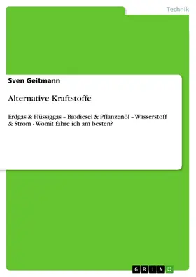 Geitmann |  Alternative Kraftstoffe | eBook | Sack Fachmedien