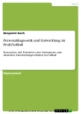 Koch |  Personaldiagnostik und Entwicklung im Profi-Fußball | eBook | Sack Fachmedien