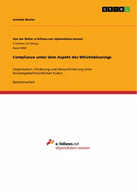 Becker |  Compliance unter dem Aspekt des Whistleblowings | eBook | Sack Fachmedien