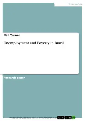 Turner |  Unemployment and Poverty in Brazil | eBook | Sack Fachmedien