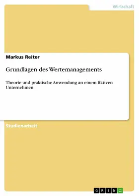Reiter |  Grundlagen des Wertemanagements | eBook | Sack Fachmedien