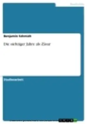 Schmidt |  Die siebziger Jahre als Zäsur | eBook | Sack Fachmedien