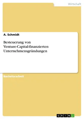 Garter / Schmidt |  Besteuerung von Venture-Capital-finanzierten Unternehmensgründungen | eBook | Sack Fachmedien