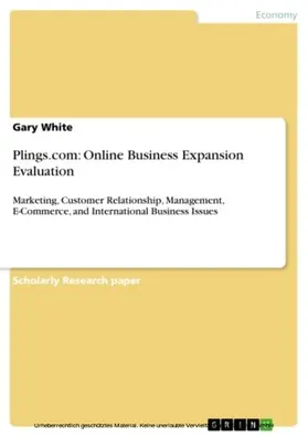 White |  Plings.com: Online Business Expansion Evaluation | eBook | Sack Fachmedien