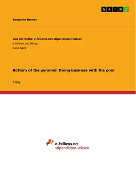 Renner |  Bottom of the pyramid: Doing business with the poor | eBook | Sack Fachmedien