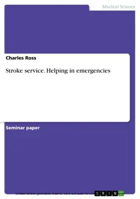 Ross | Stroke service. Helping in emergencies | E-Book | www2.sack.de