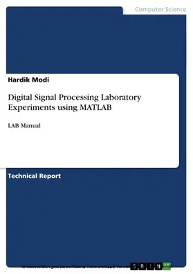 Modi |  Digital Signal Processing Laboratory Experiments using MATLAB | eBook | Sack Fachmedien