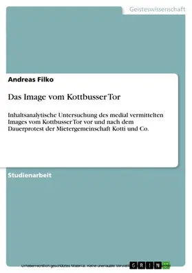 Filko |  Das Image vom Kottbusser Tor | eBook | Sack Fachmedien